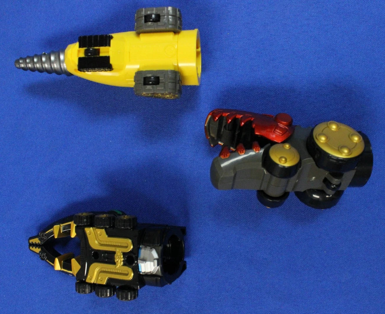 Bandai Power Rangers Megaforce DX Lot of 4 Complete Sea Land Sky Brother Zords