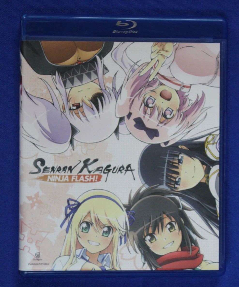 Senran Kagura Ninja Flash Complete Series Blu Ray/DVD Four Disc Set