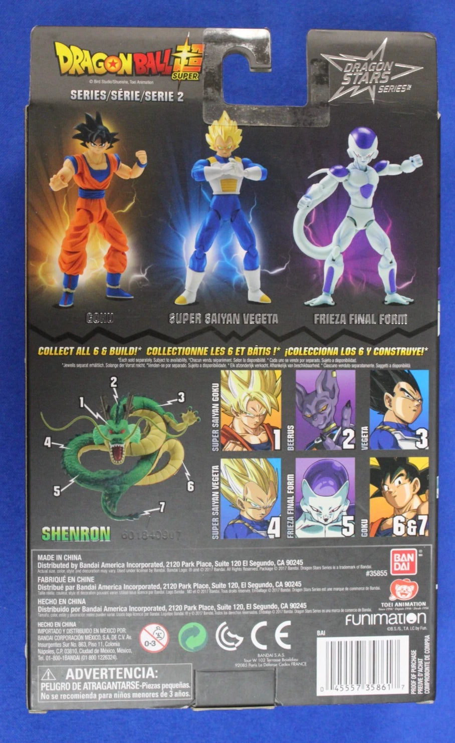 Bandai Dragon Stars Series Dragonball Super Shenron Build a Figure Lot of 6