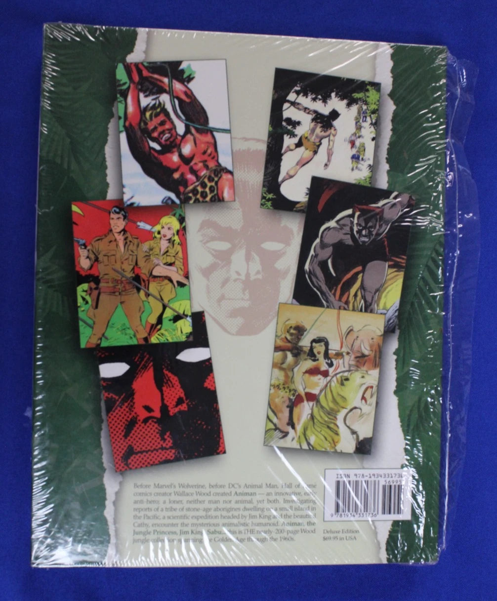 Wally Wood Jungle Adventures With Jim King & Animan HC & Deluxe Slipcase Edition