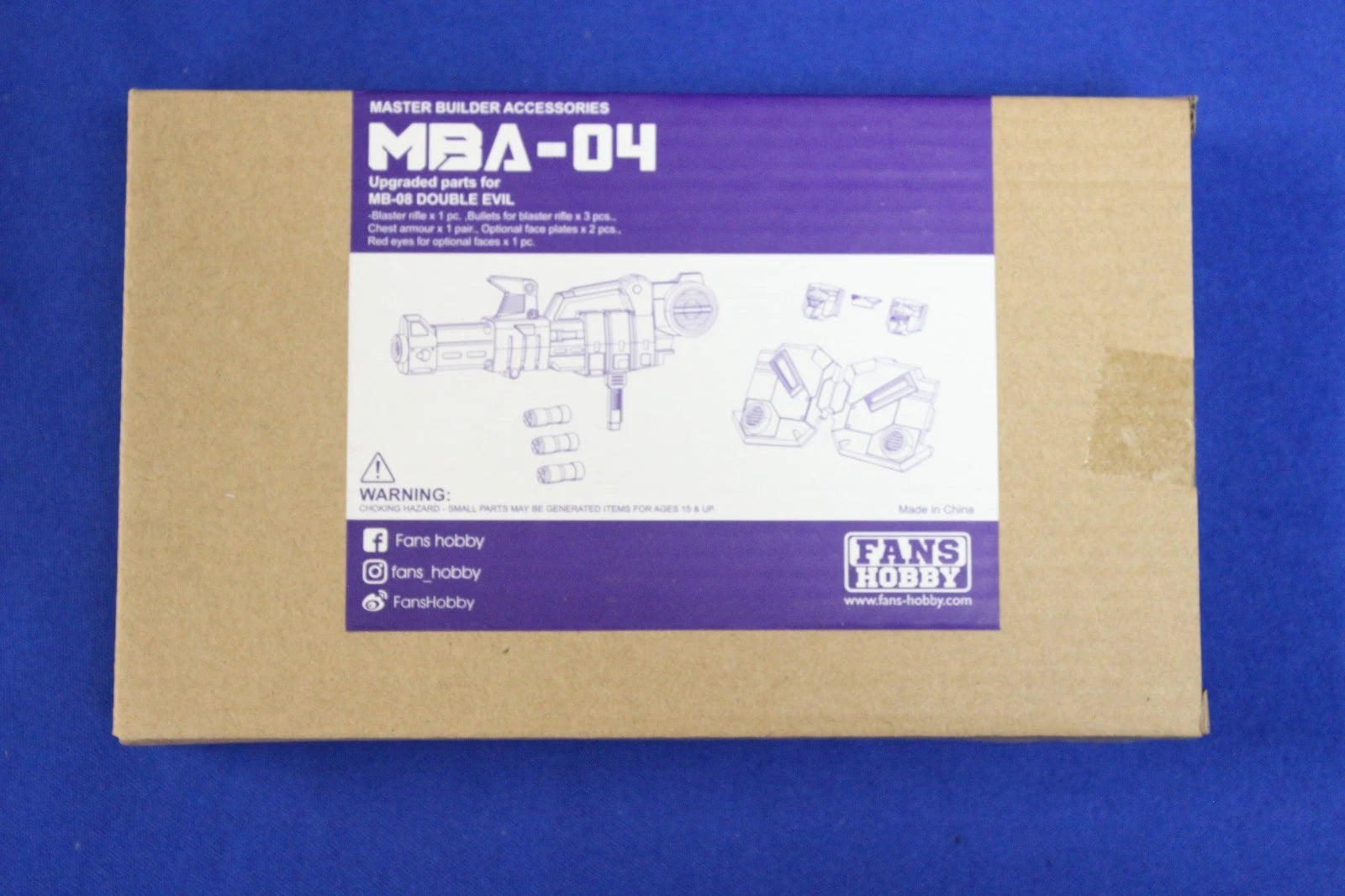 Master Builder Accessories MBA-04 Upgrade Parts Kit for MB-08 Figure