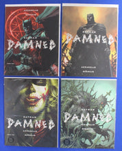 Batman Damned #1-3 Jim Lee Variants Complete Set + #2 A Cover VF/NM