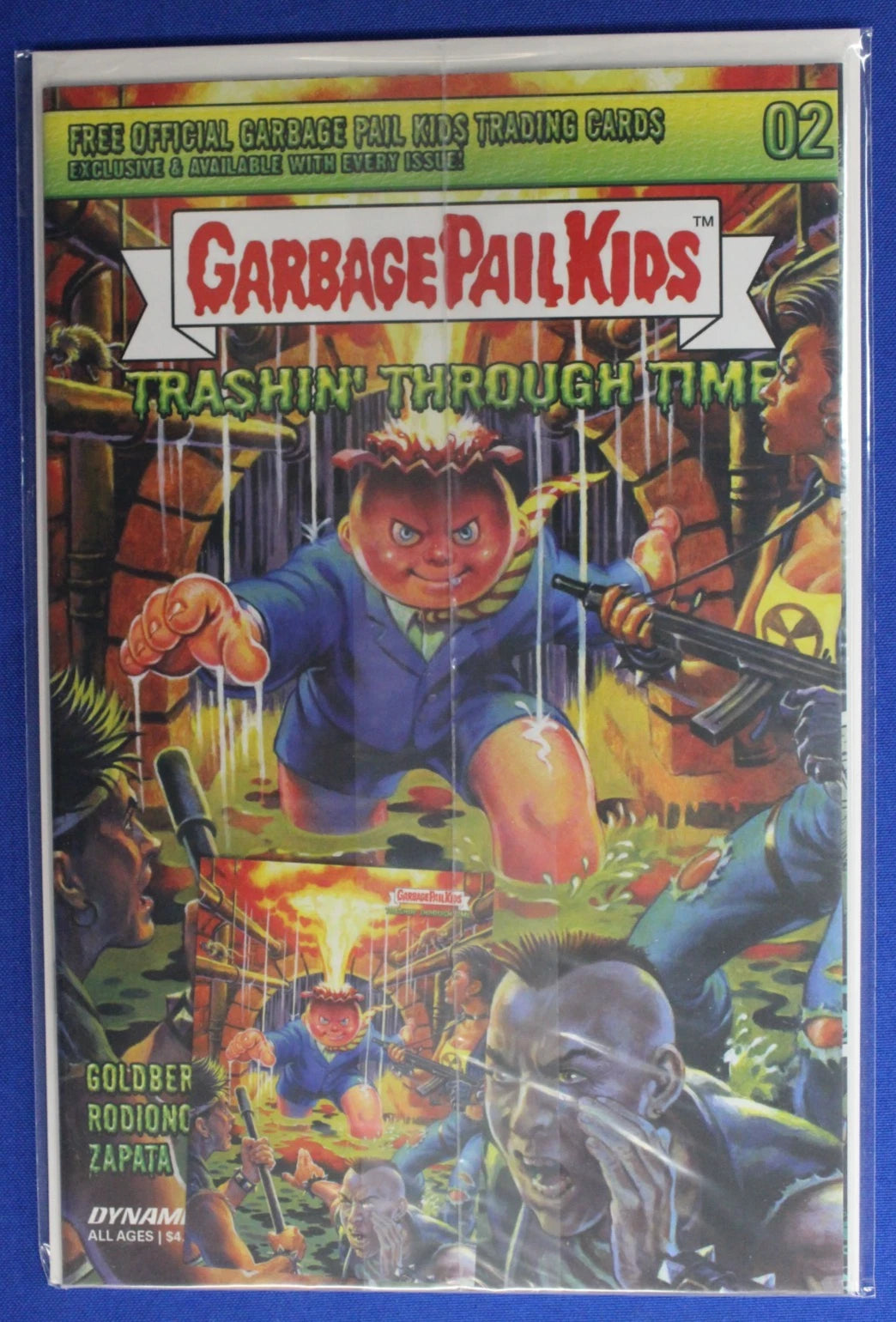 Garbage Pail Kids Trashin' Through Time #1-5 Complete Set w/ Cards + Madballs Vs