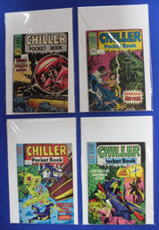 Chiller Pocket Book #5 10 17 & 20 Lot of 4 FN