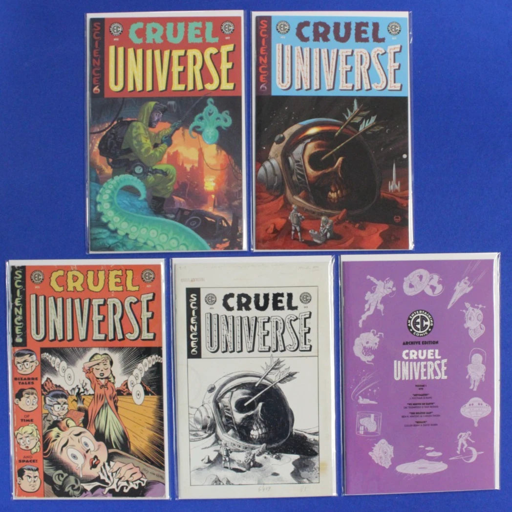 EC Cruel Universe #1-5 Complete Set + Tons of Variants Lot of 21 VF/NM