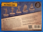 Fallout Miniatures & Dice Lot of 5 Wasteland Warfare Factions Hollywood Icons [Pre-Owned]