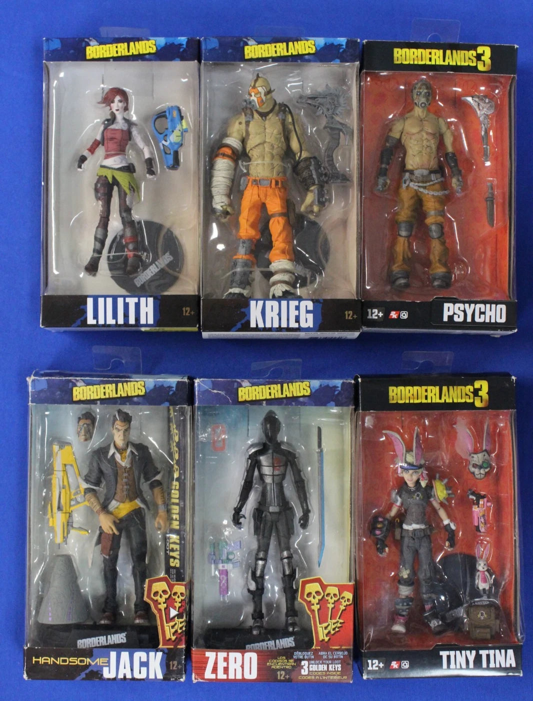McFarlane Toys 2019 Borderlands Action Figure Lot of 6 Complete in Box