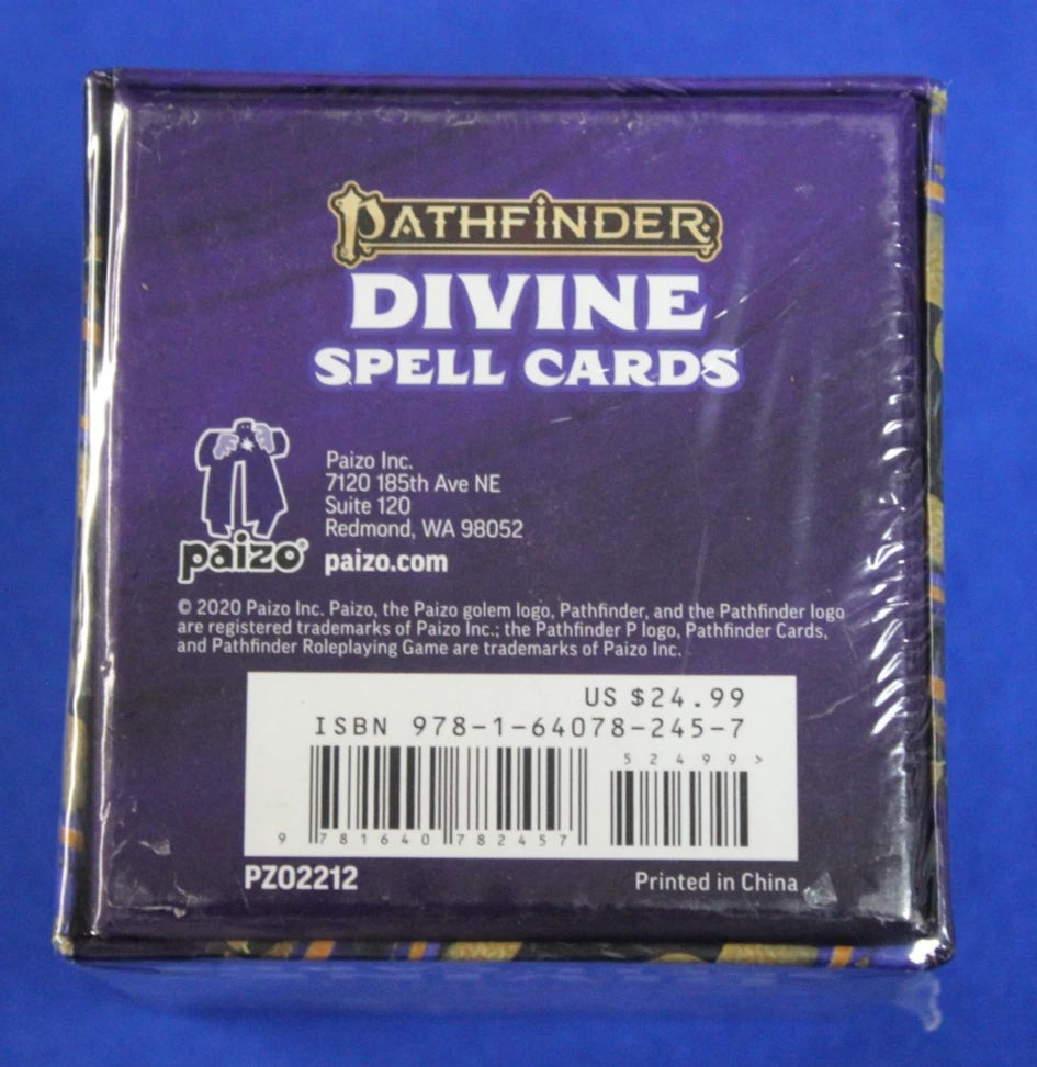 Pathfinder 2E Spell Cards & Basic Cantrips Lot of 6 Occult Focus Divine Primal