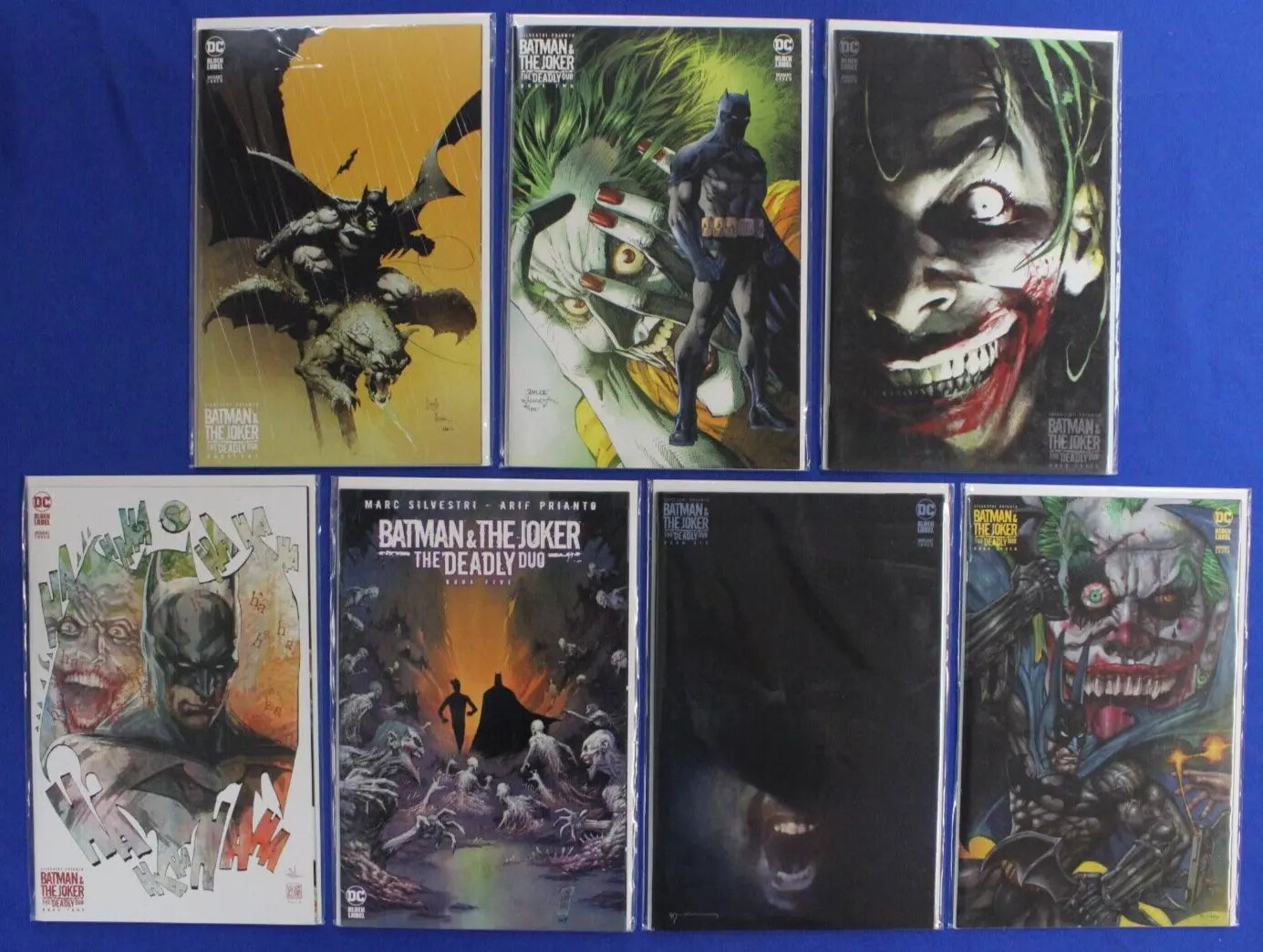 Batman & The Joker The Deadly Duo #1-7 w/ Variants Complete Set VF/NM