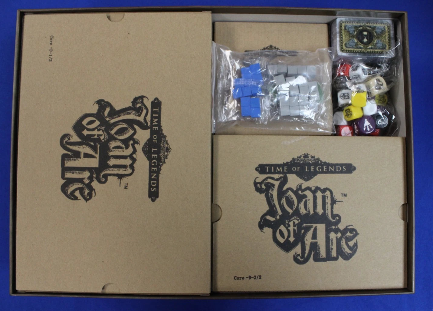 Mythic Time of Legends Joan of Arc Kickstarter Board Game + Expansions Lot