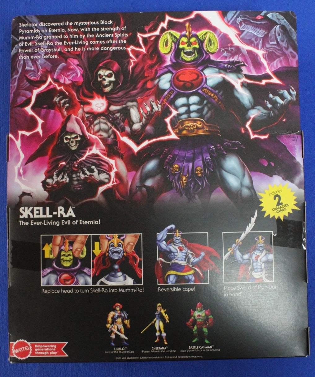 Mattel 2025 Masters of the Universe x Thundercats Skell-Ra Figure CIB Unpunched