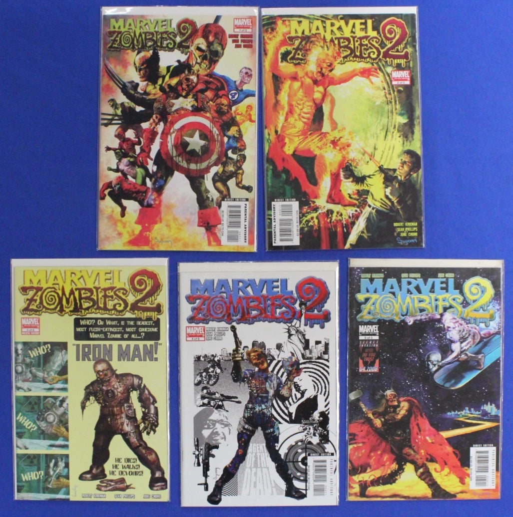 Marvel Zombies 2 #1-5 + 4 #1-4 + Dead Days One-Shot Complete Set NM