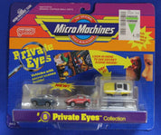 Galoob Micro Machines Private Eyes Collection #s 3 5 6 & 12 Complete in Box