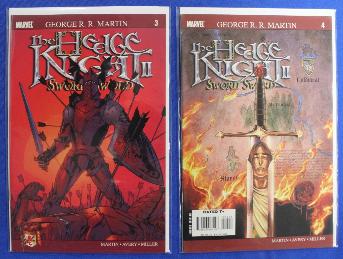 George RR Martins Hedge Knight #1-6 Complete Set + Sworn Sword #3-6 VF/NM