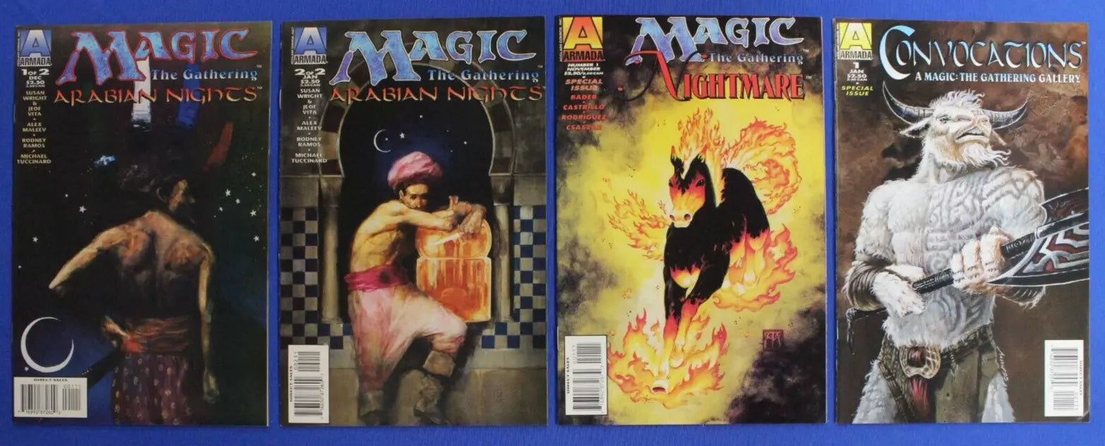 Magic the Gathering Arabian Nights #1-2 Complete Set + Extras VF