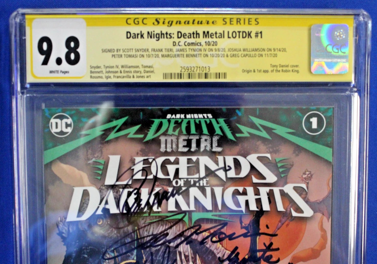 Dark Nights Death Metal LOTDK #1 CGC SS 9.8 SIGNED x7