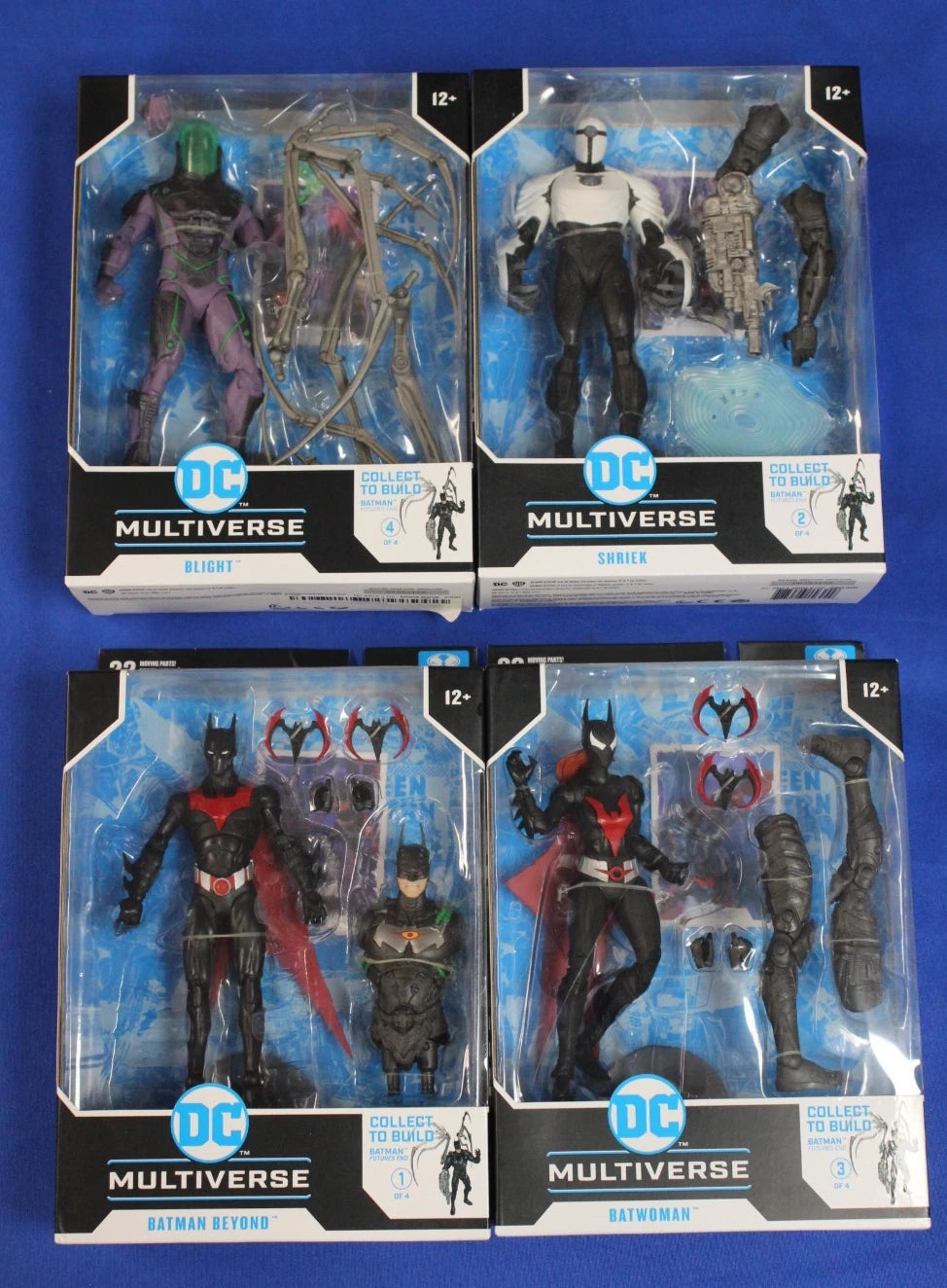 McFarlane Toys DC Multiverse Batman Future's End BAF lot of 4 Figures in Box