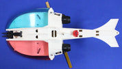 Hasbro 1988 Vintage Cops N Crooks Air Raid Helicopter with Bullseye Action Figure