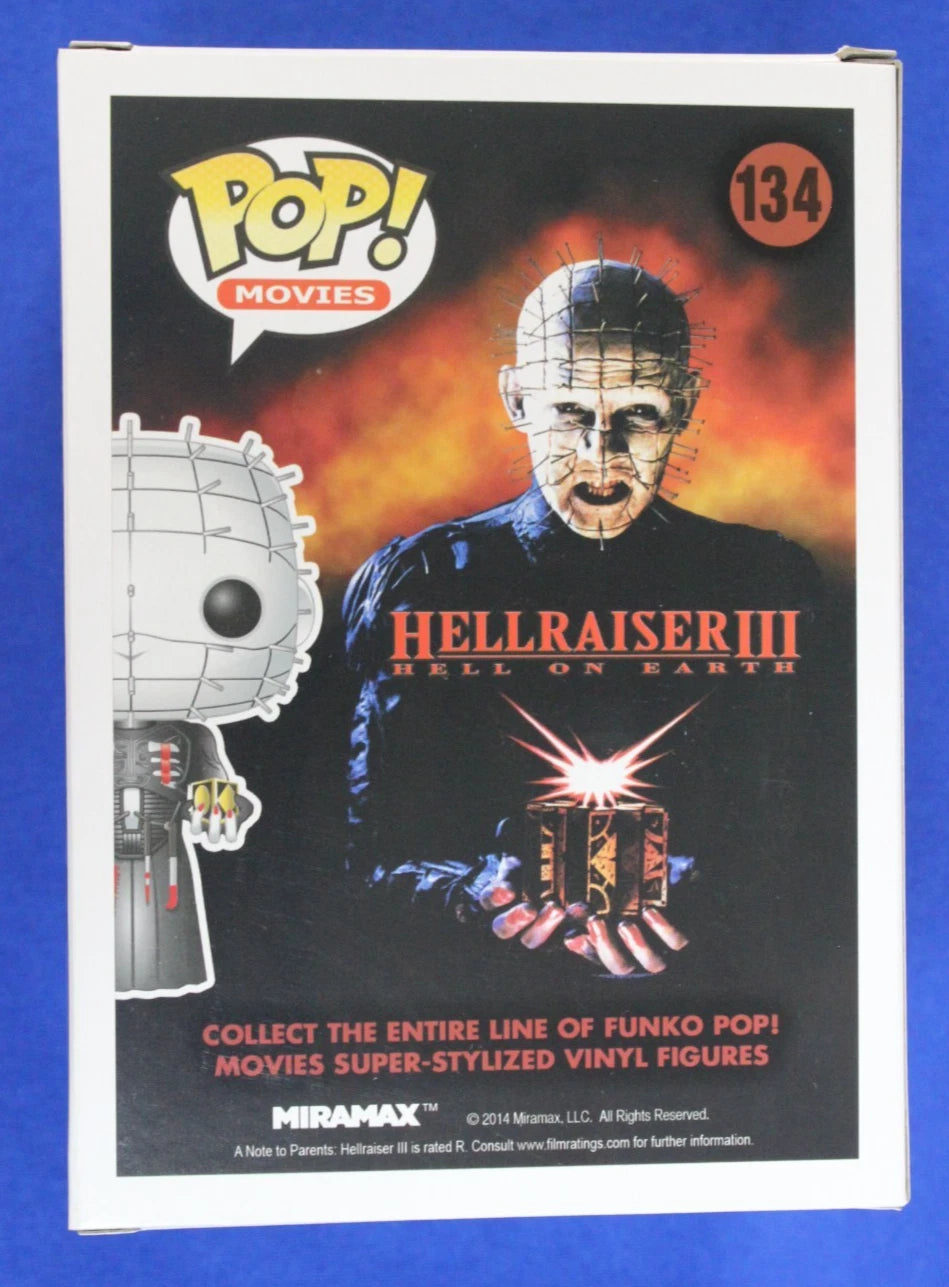 Funko POP Movies #134 Pinhead Signed by Clive Barker