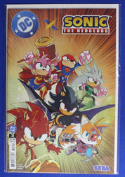 DC x Sonic the Hedgehog #1-5 Complete Set VF/NM