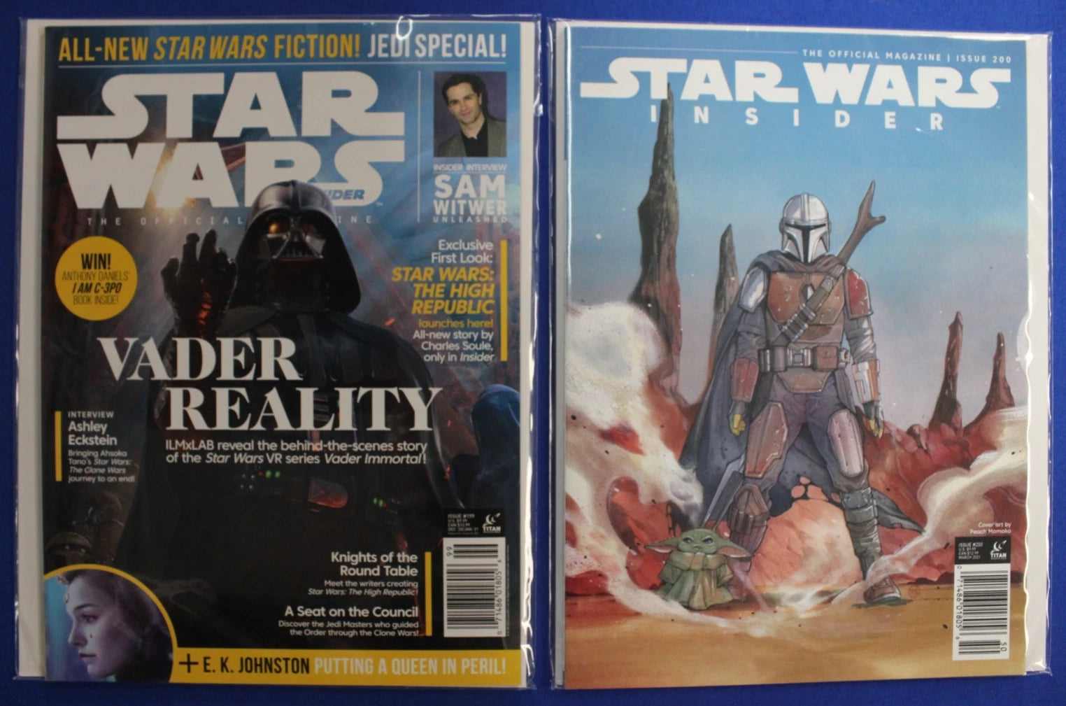 Star Wars Insider #199 A Cover & #200 Peach Momoko Variant VF/NM