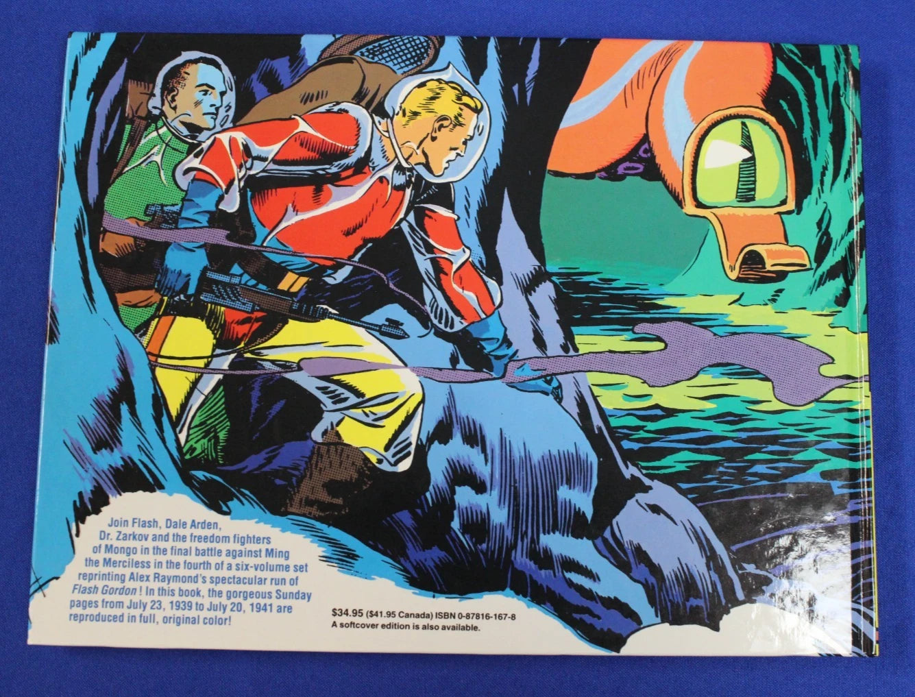 Kitchen Sink Press 1990 Flash Gordon Hardcover Omnibus Collection Vol. 1-6