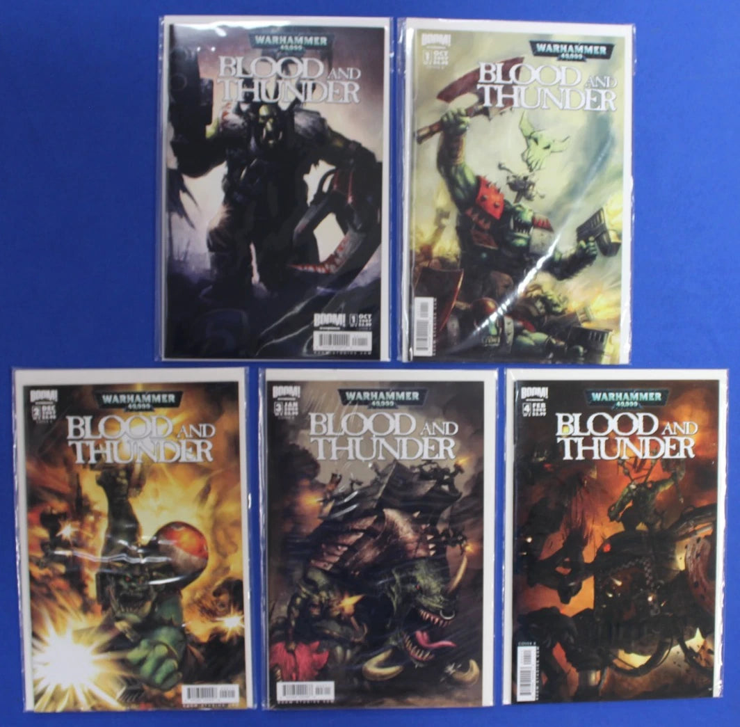 Warhammer 40K Blood and Thunder #1-4 Complete Set VF/NM