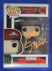 Funko POP! Television #1299 Stranger Things Robin Signed by Mark Steger
