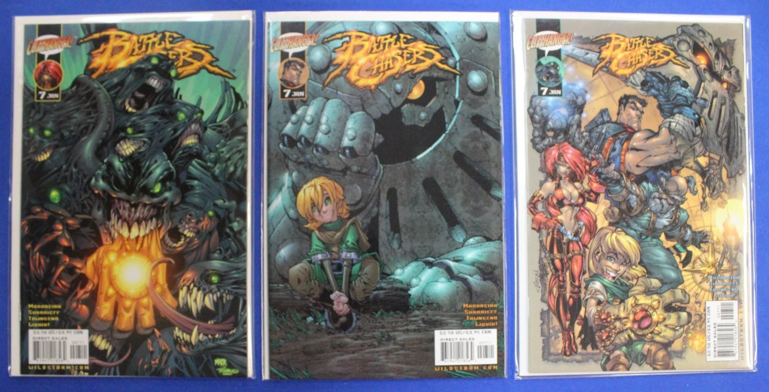 Battle Chasers #1-9 + Prelude, Variants & TPBs Lot of 23 VF/NM