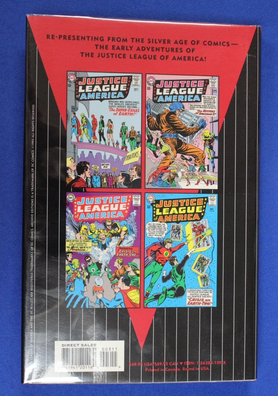 DC Archive Editions Justice League of America Vol. 1, 2, & 3 Hardcover Lot of 3