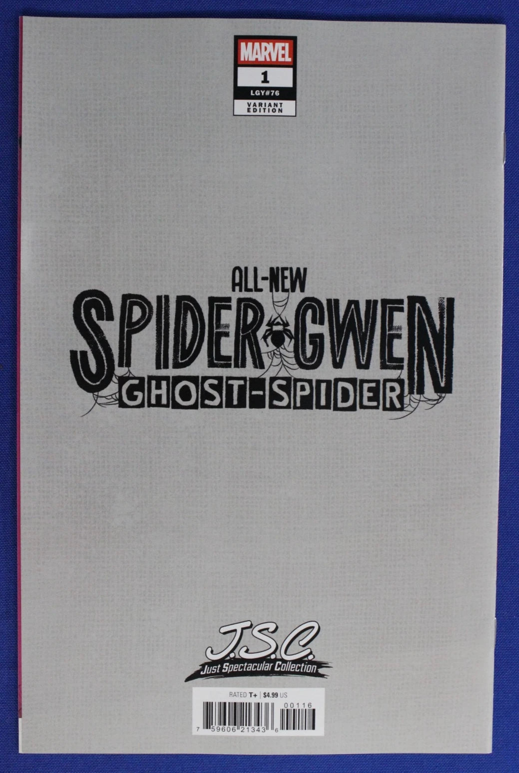 All-New Spider-Gwen Ghost-Spider #1 1:100 J Scott Campbell Variant VF/NM