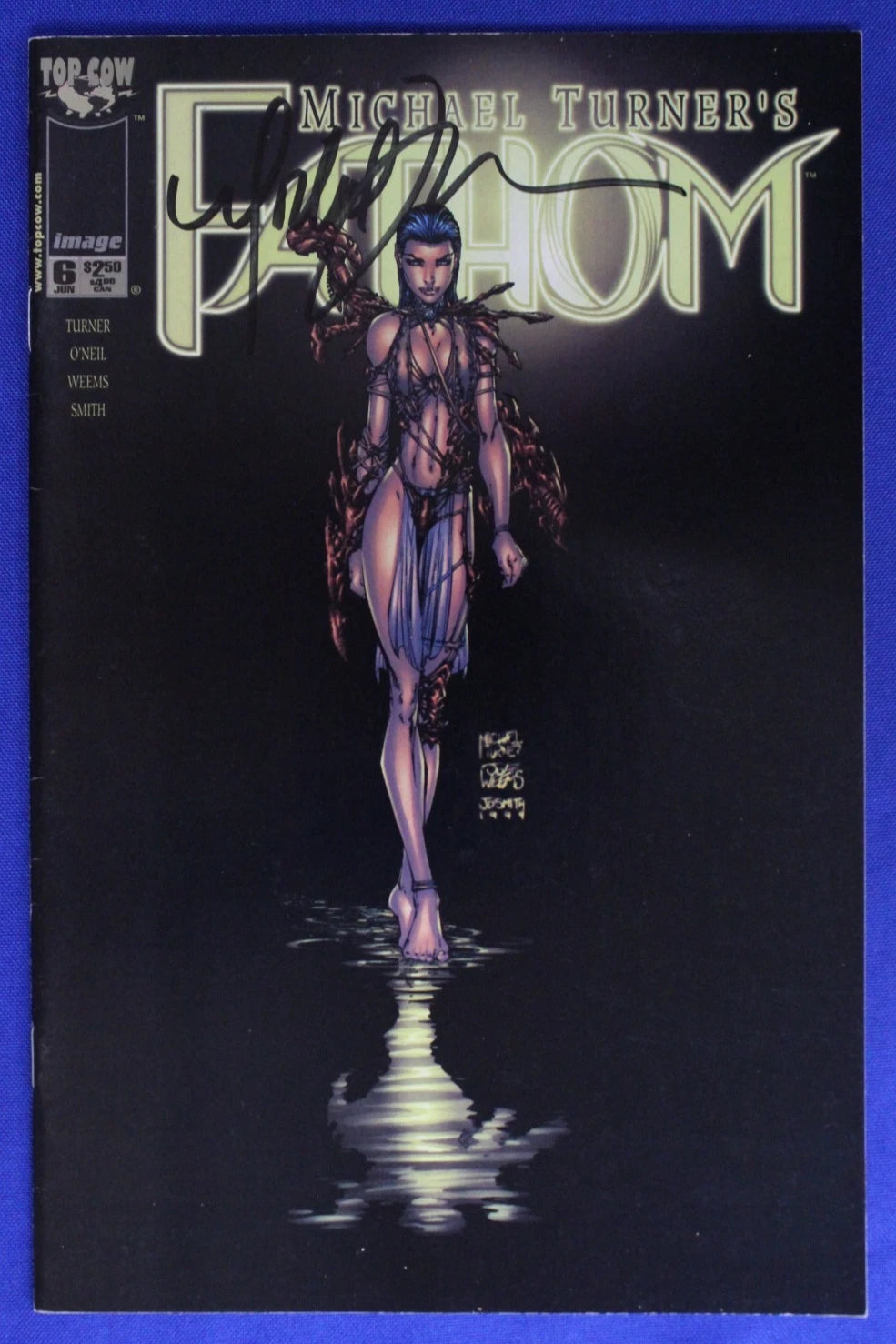 Fathom #6 VF SIGNED by Michael Turner No COA