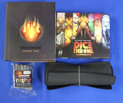 Mind Bottling Games Dice Throne S1 & S2 Bundle with Card Sleeves and Playmats