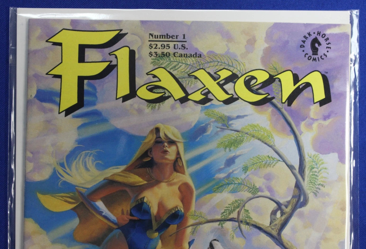 Flaxen #1 & Photo SIGNED by Suzie Owens w/ COA VF/NM
