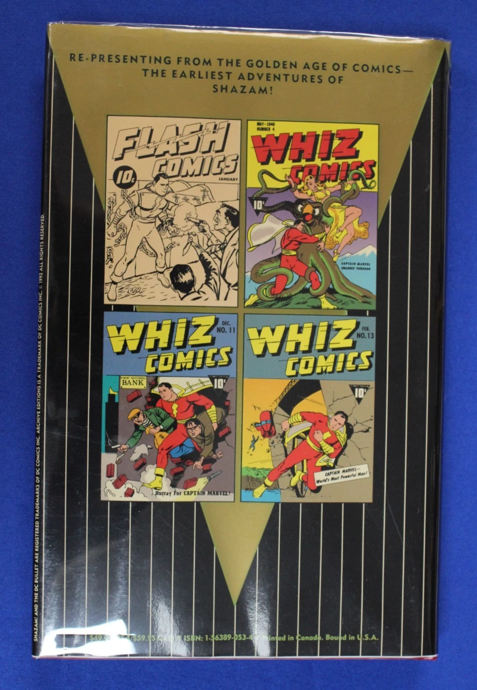 DC Archive Editions Shazam! Vol 1 & 4 & Shazam! Family Vol 1 Lot of 3 Hardcover