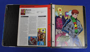 Who's Who in the DC Universe Lot of 2 Binders of DC Character and Data Sheets