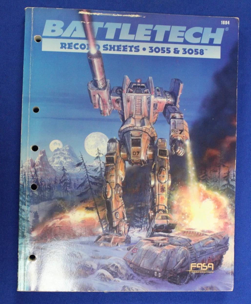 FASA Corporation Battletech Record Sheets Book Lot of 4