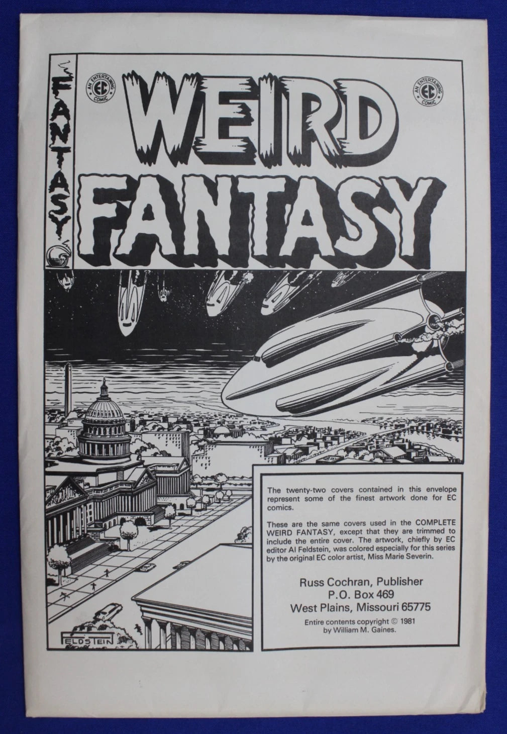 EC Weird Fantasy Cover Portfolio Set of 24 Art Prints Ross Cochran
