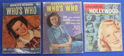 Who's Who in Hollywood & Movies Magazine Lot of 26 GD-FN