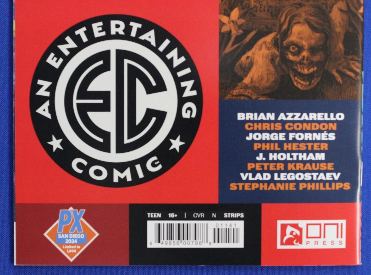 EC Epitaphs From the Abyss #1 Previews SDCC Dani Strips Variant VF/NM