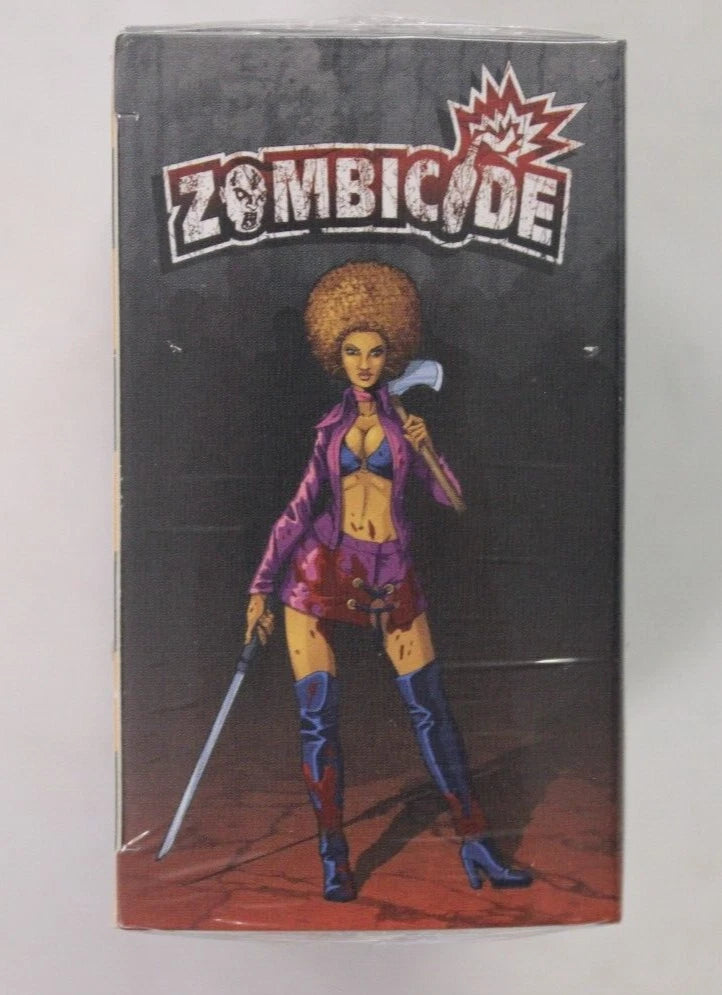 Zombicide Adriana the Shopgirl Figure & Dashboard Card Kickstarter Promo