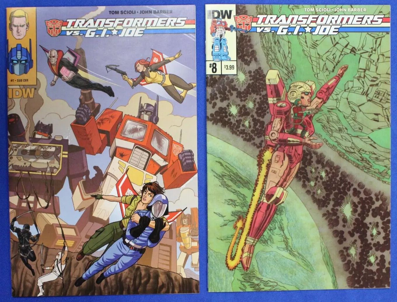 Transformers vs GI Joe #1-13 + Annual & Variants Complete Set Lot of 33 VF-VF/NM