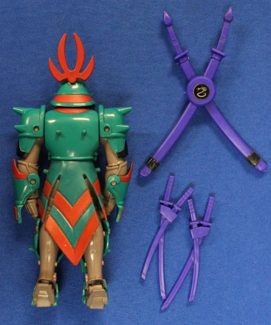 Playmates 1990s Ronin Warriors Lot of 9 Action Figures with Armor & Weapons