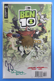 Ben 10 #1 1:50 Cover O Signed Edition By Man Of Action Team Variant