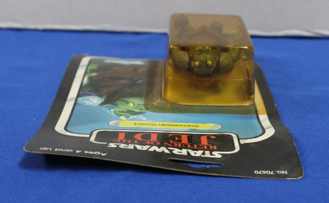 Kenner 1983 Star Wars Return of the Jedi Gamorrean Guard Figure on Card 77 Back