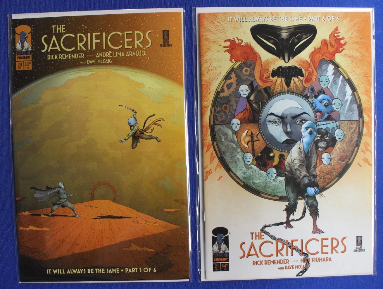 The Sacrificers #1-21 Complete Set w/ Variants VF/NM
