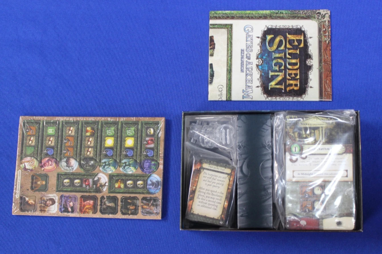 Fantasy Flight Games Elden Sign Base Game + Expansions Lot of 3 Complete in Box