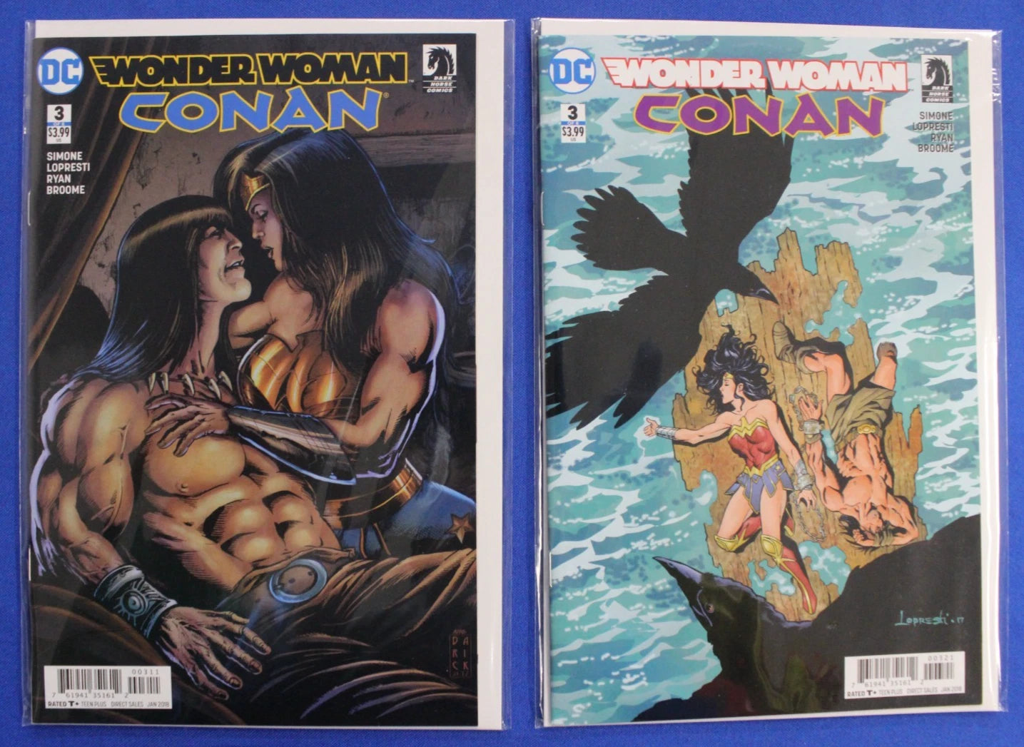 Wonder Woman Conan #1-6 Complete Set + Variants Lot of 11 VF/NM