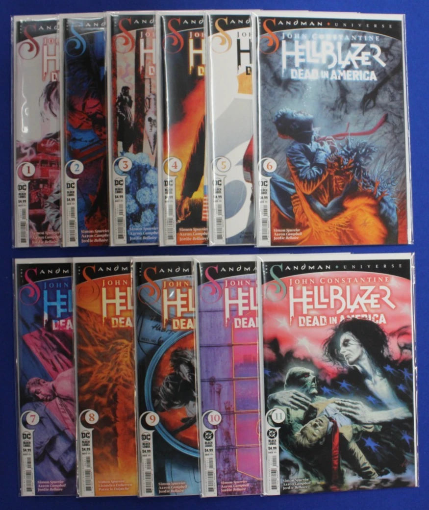 John Constantine Hellblazer Dead in America #1-11 Complete Set VF/NM