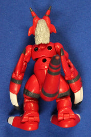 Bandai 2001 Digimon Digi-Warrior Action Figure Lot of 4 Loose + Kyubimon Trading Card